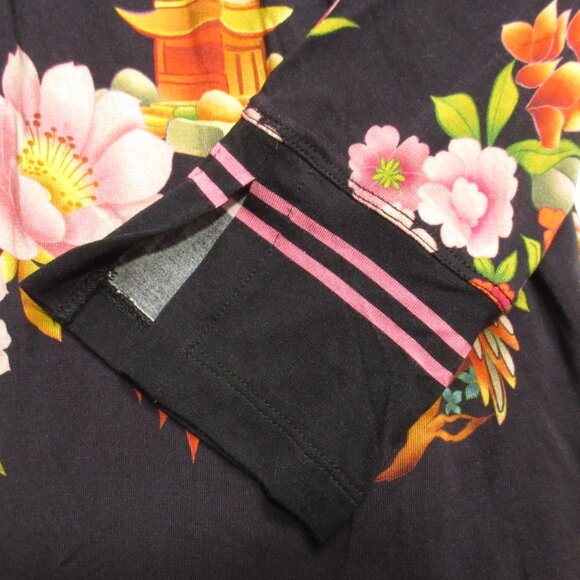 NWT Johnny Was Janie Favorite Long Sleeve Tiered Henley Stretch Jersey Dress M - Picture 6 of 8